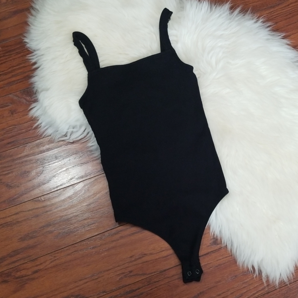 Express Strappy Ribbed Tank Bodysuit